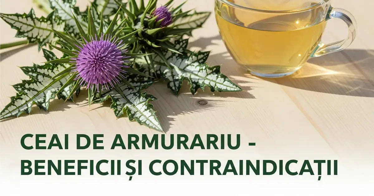 Ceai de armurariu: beneficii pentru ficat și când să îl eviți