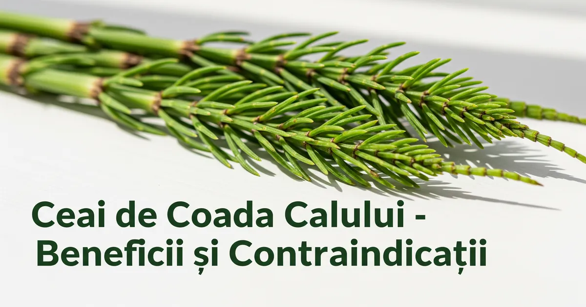 Ceai de coada calului: beneficii reale si cand sa nu il bei