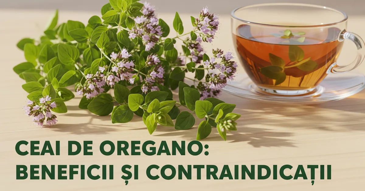 Ceai de oregano: beneficii reale si cand sa il eviti