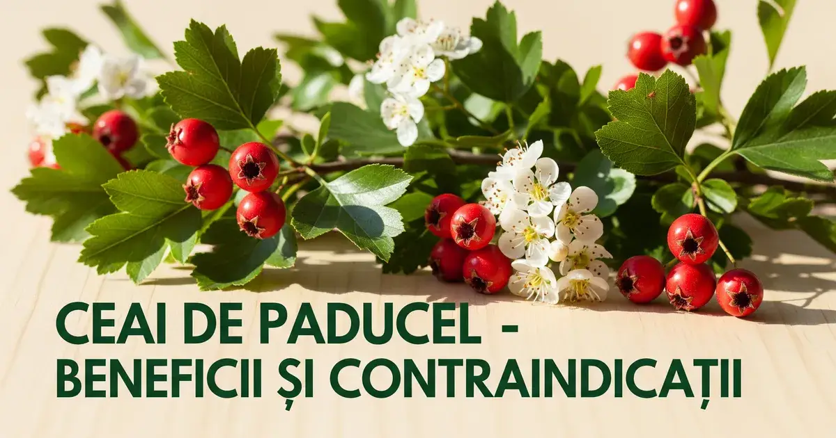 Ceai de păducel: beneficii pentru inimă și contraindicații