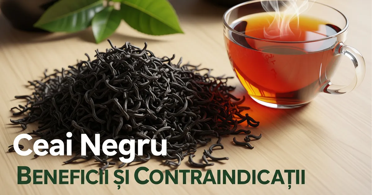 Ceai negru: beneficii reale si cand sa fii atent la contraindicatii