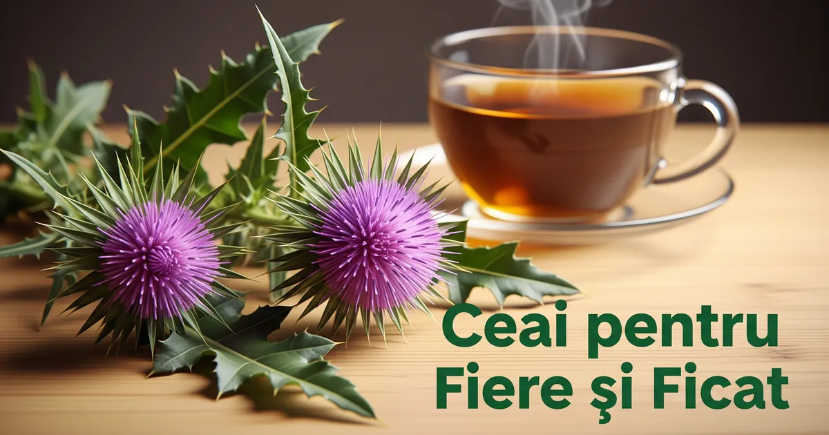 Ceai pentru fiere si ficat: 5 plante care chiar ajuta