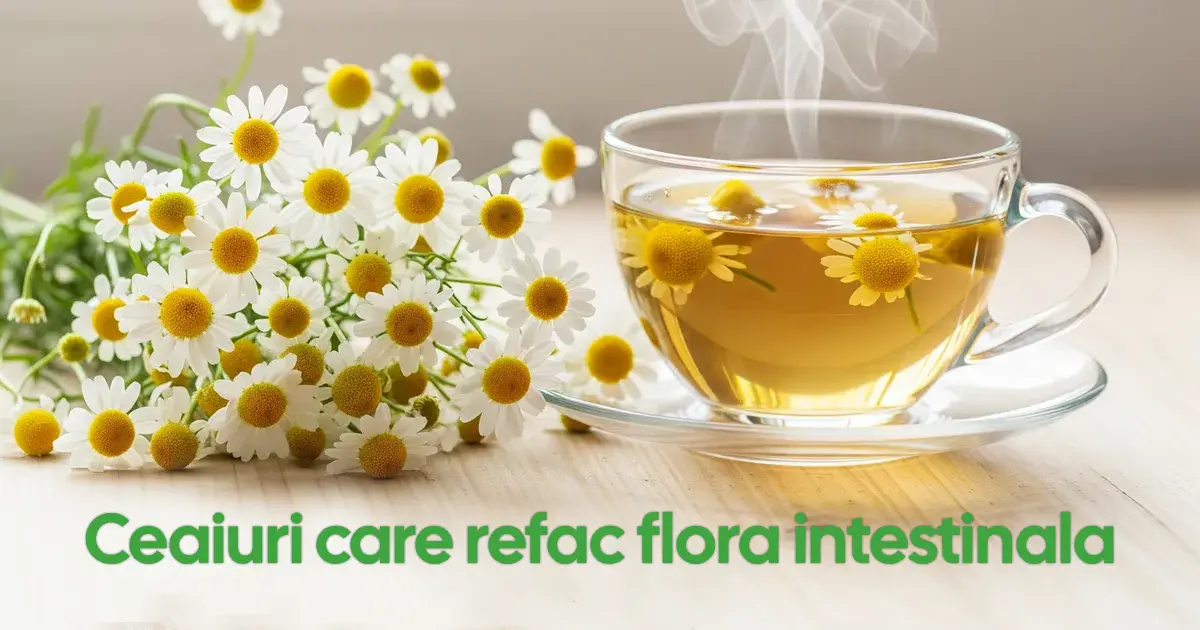 Ceaiuri care refac flora intestinala: care functioneaza si cum se prepara
