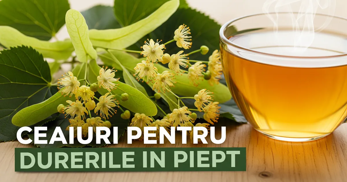 Ceaiuri pentru durerile in piept: remedii sigure si cand sa consulti medicul