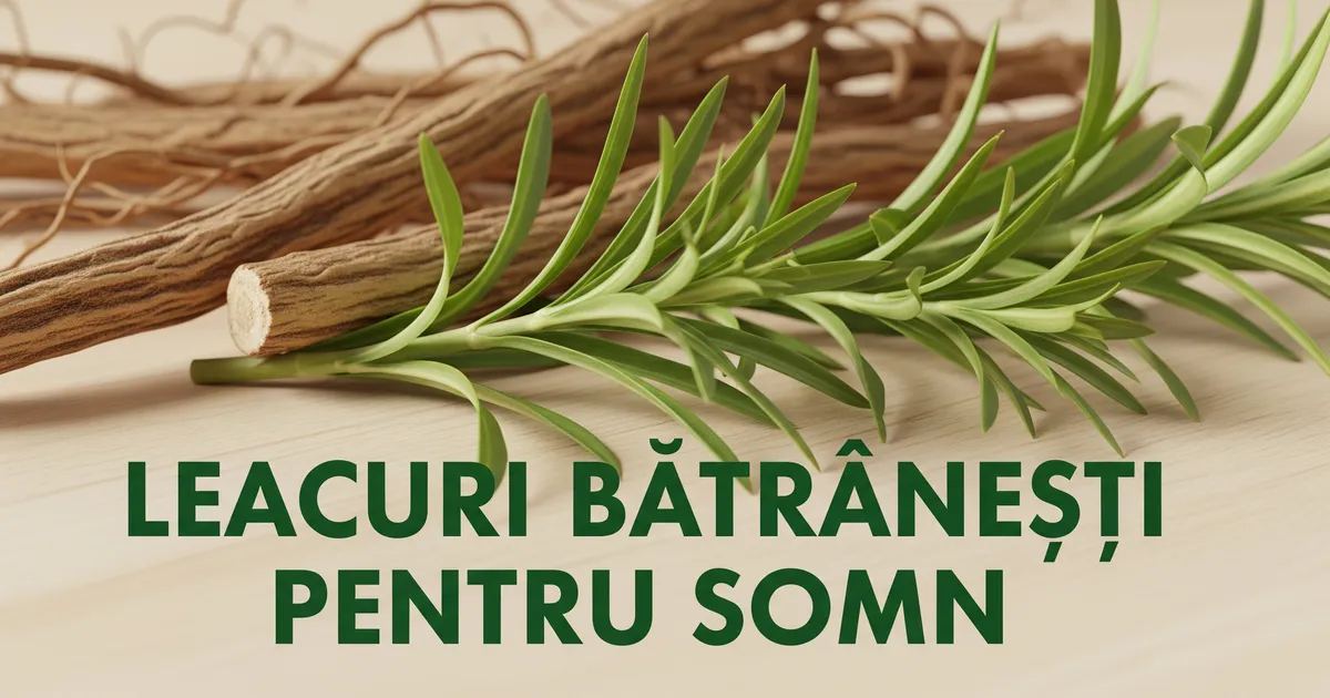 Leacuri bătrânești pentru somn care chiar funcționează