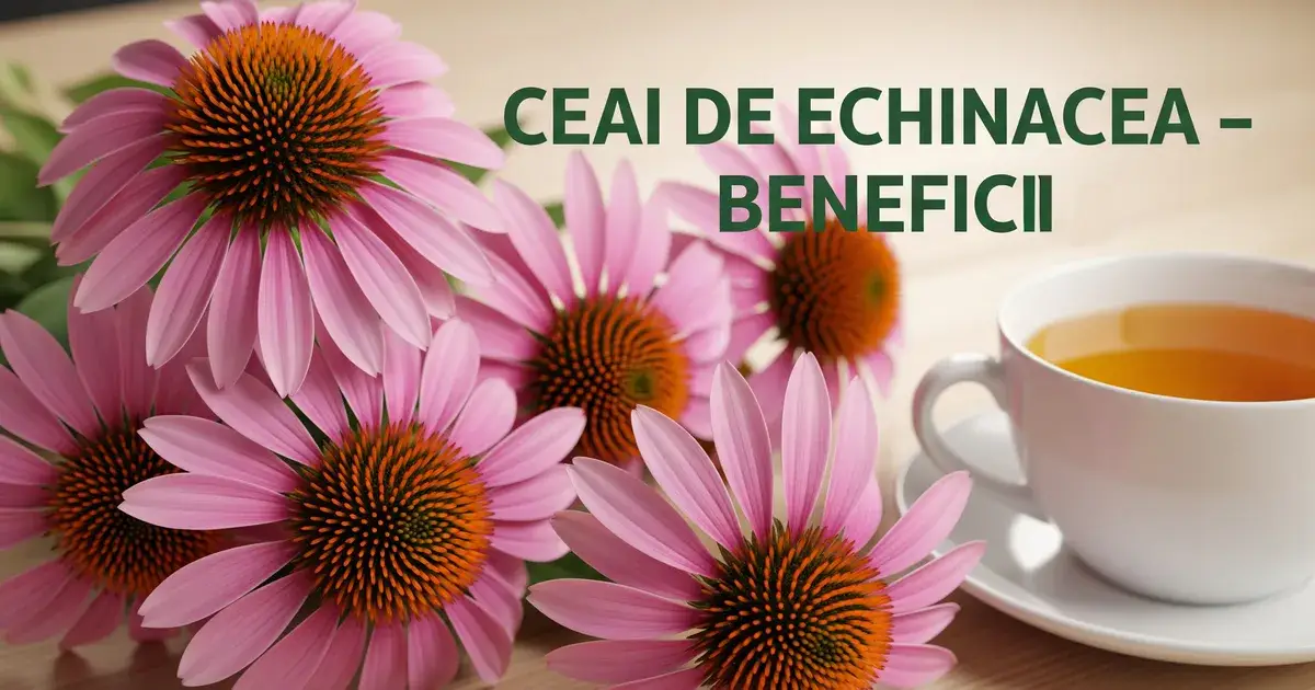 7 Beneficii ale ceaiului de echinacea + mod de preparare