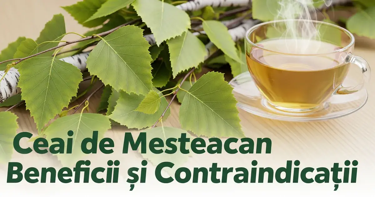 Ceai de mesteacan: 7 beneficii si contraindicatii importante