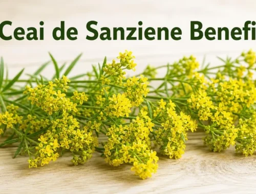Ceai de sânziene: 6 beneficii și contraindicații