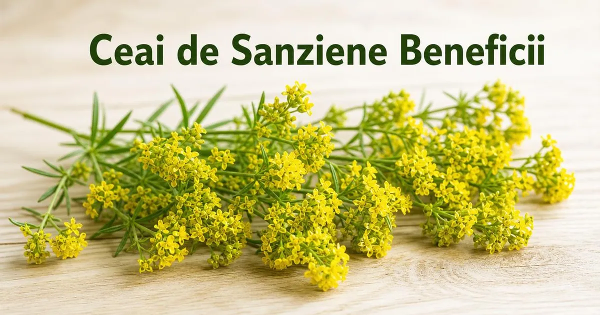 Ceai de sânziene: 6 beneficii și contraindicații